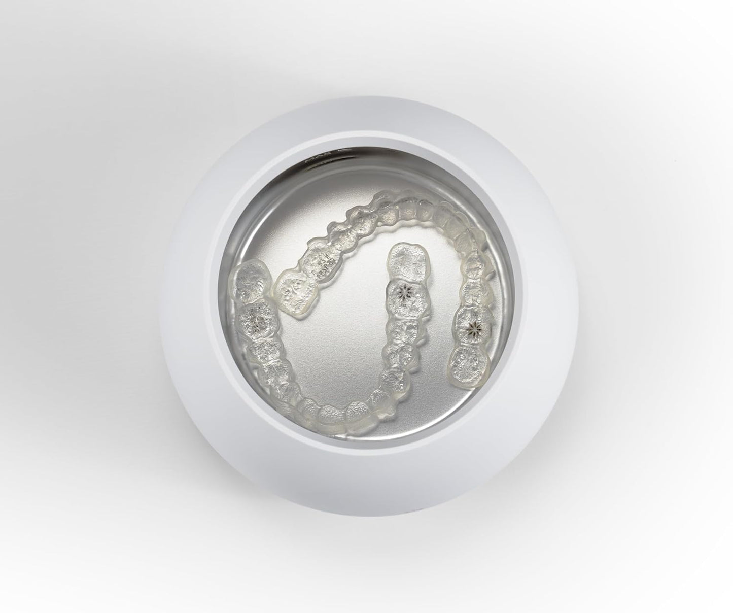 Invisalign Ultrasonic Cleaner | Powered by Zima Dental | Aligner and Retainer Cleaner | Arctic White