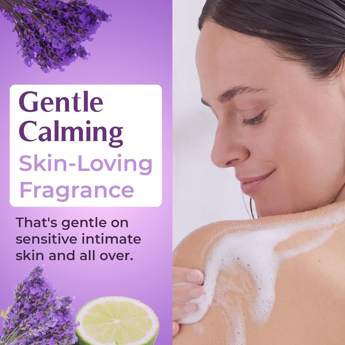 Bloom & Bōde Premium Feminine Intimate Wash - pH Balanced Feminine Wash - Ultra Mosturizing Intimate Wash With Essential Oils & Aloe Vera - Lavender Fresh Scent, 350ml