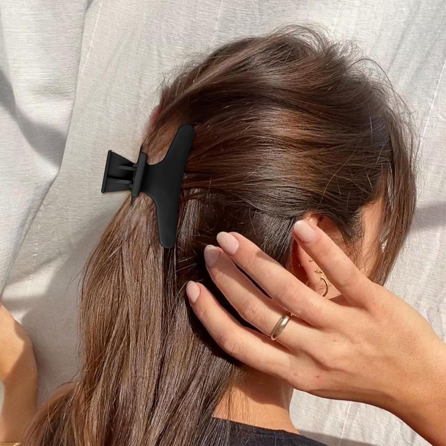 Ondder Butterfly Hair Claw Clips for Styling & Sectioning - Pro Hair Clamp Clips for Makeup, Cutting & Coloring - Hair Accessories for Women & Girls