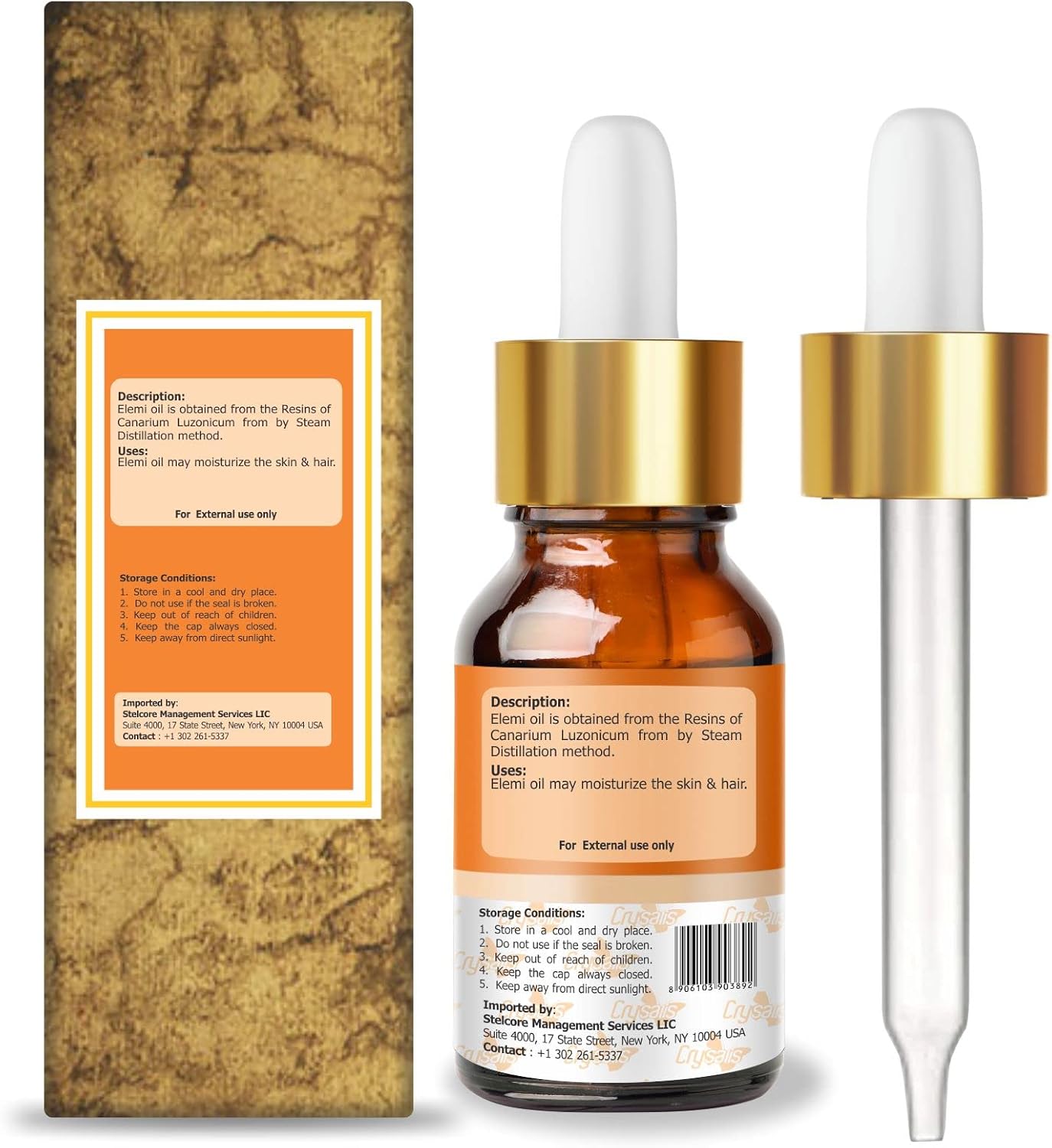 Crysalis Oil - 1.01 Fl Oz (30ml) (1.014 Fl Oz, Elemi)