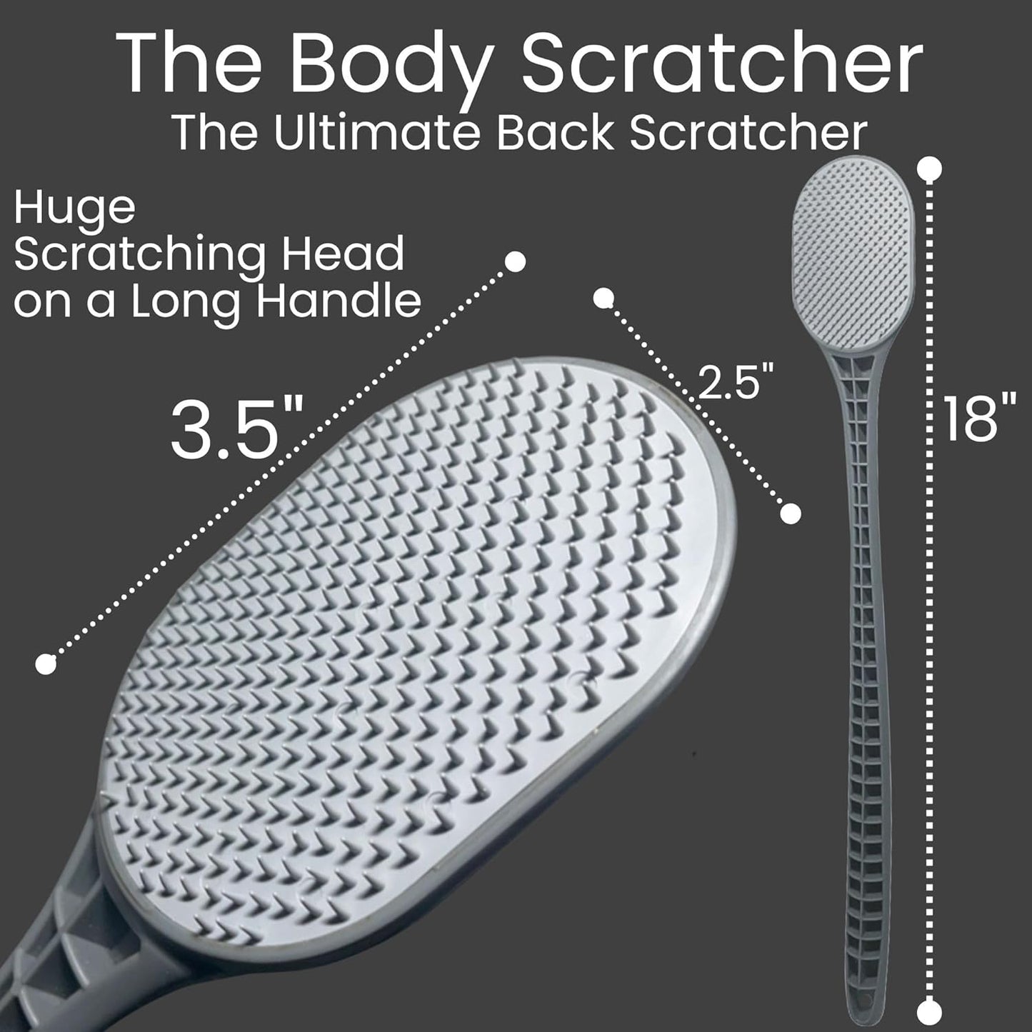 The Ultimate Back Scratcher, Scalp Massager, Back Massager & Exfoliator Large Scratch Surface, Gifts for Men Women, Itch Reliever - an All Body Scratcher Gives a Deep Soothing Scratch