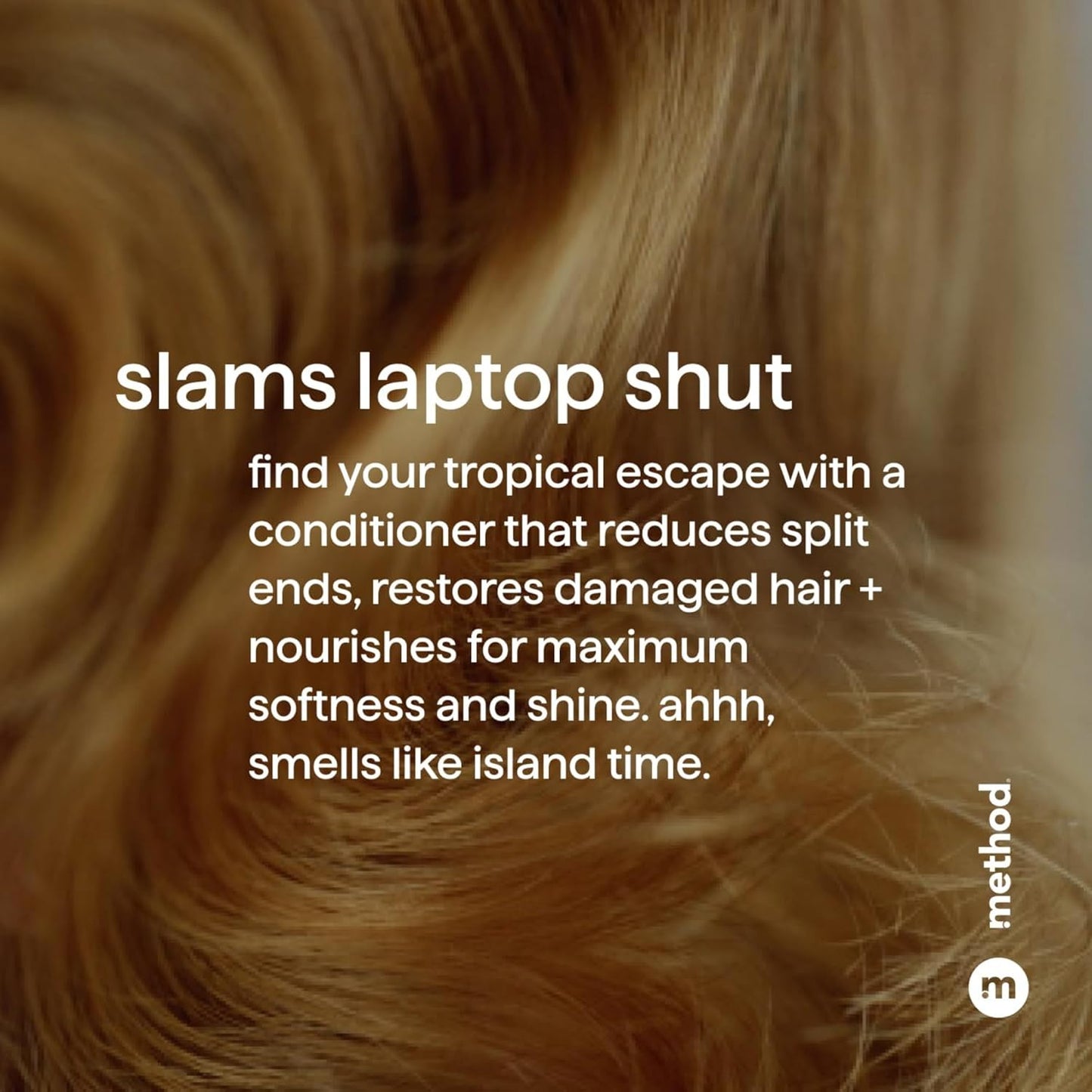 Method Repairing Conditioner, Island Mist, Hibiscus + Mango Nectar + Passion Fruit notes, 13.5oz