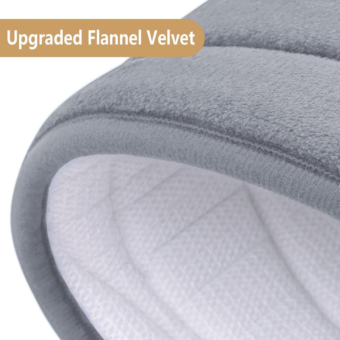 Buganda Memory Foam Bathroom Rug Mat 54x24, Extra Soft and Absorbent Bath Mats, Non-Slip and Machine Washable Bath Rugs for Bathroom Floor,Tub and Shower, Medium Grey