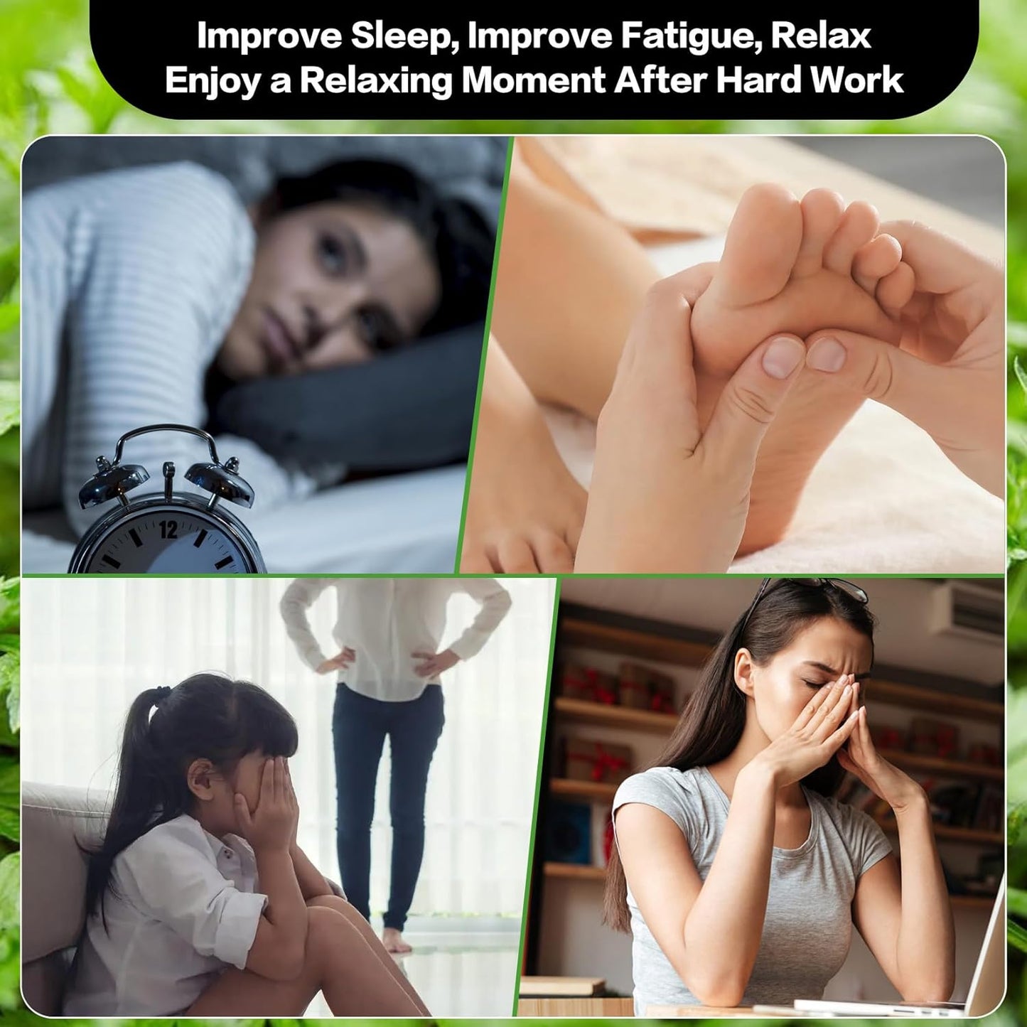 Foot Pads Kit 50 Pack Foot Pads, Ginger Oil Bamboo Charcoal, Foot Care Patch Message Deep Cleansing for Stress Relief, Better Rest, Feet Health Patches, Relaxing Muscles Set