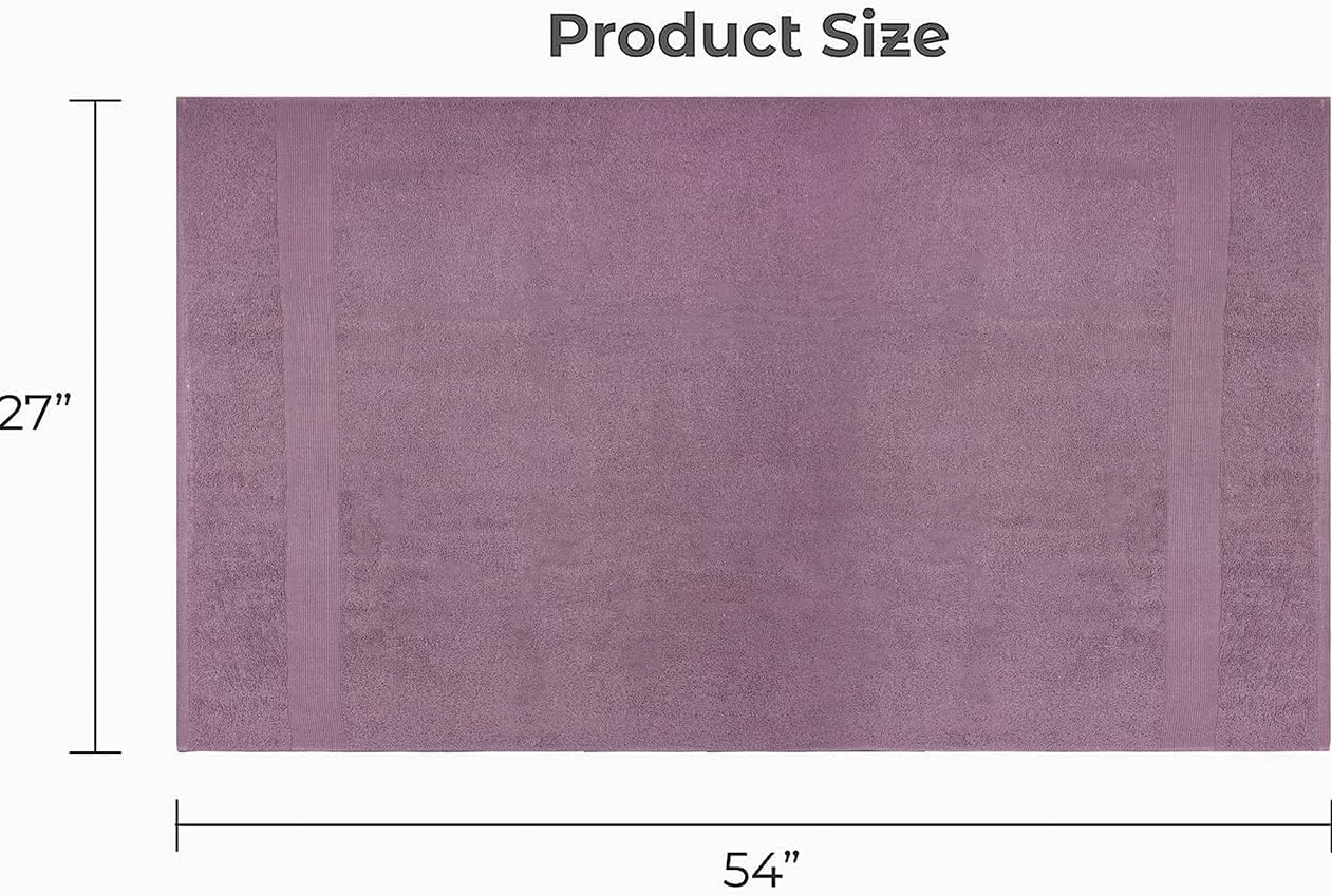 Softolle Luxury Bath Towels Set of 4 (27” x 54”) | Towels for Bathroom | Super Soft | Highly Absorbent Towels for Home, Spa, Gym (Purple Ash)