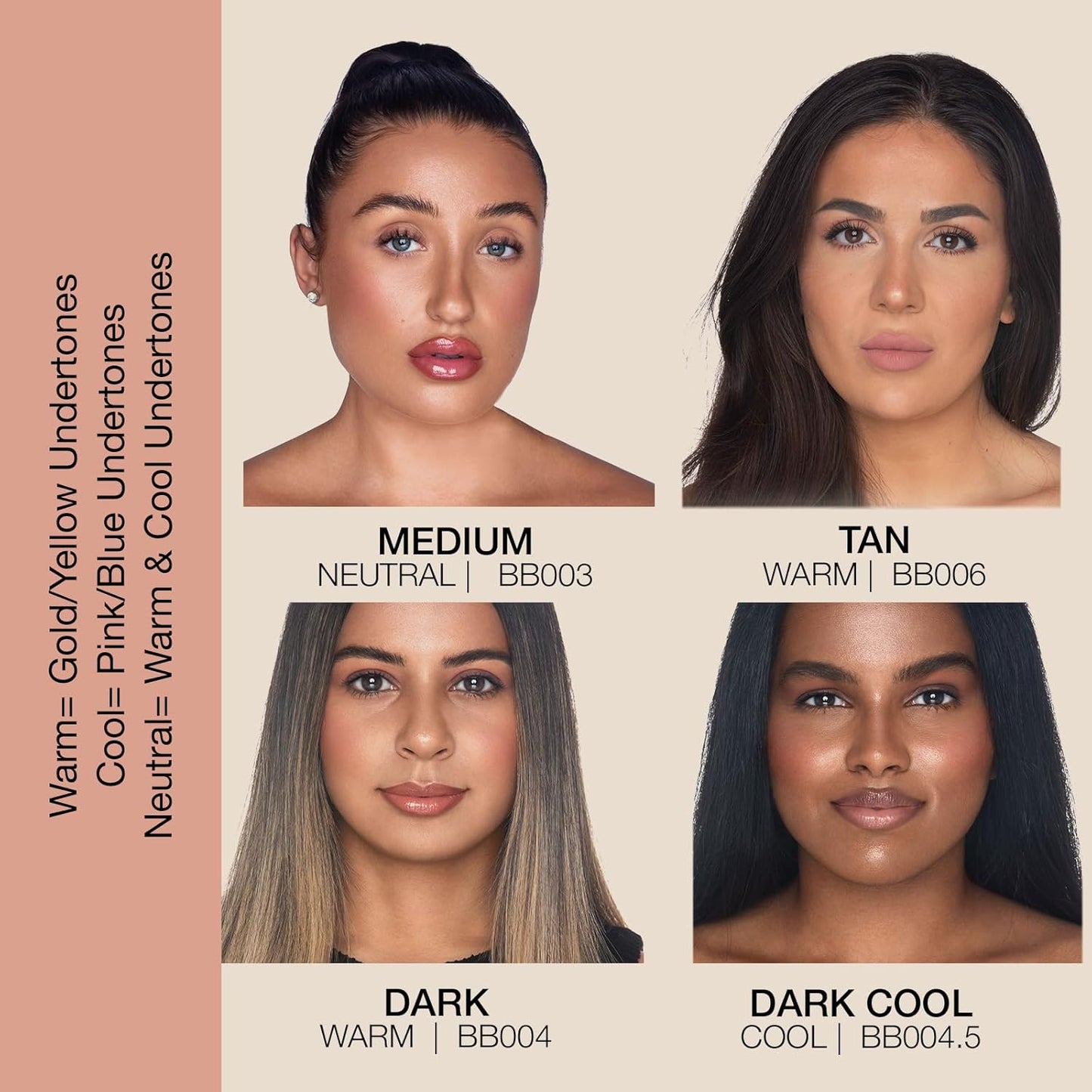 Bellapierre BB Cream SPF 20 – Mineral Sunscreen & Liquid Foundation, Lightweight Face Moisturizer with Buildable Coverage, Matte Finish, Non-Toxic, Paraben-Free, Cruelty-Free – 1.7 oz - Light Cool