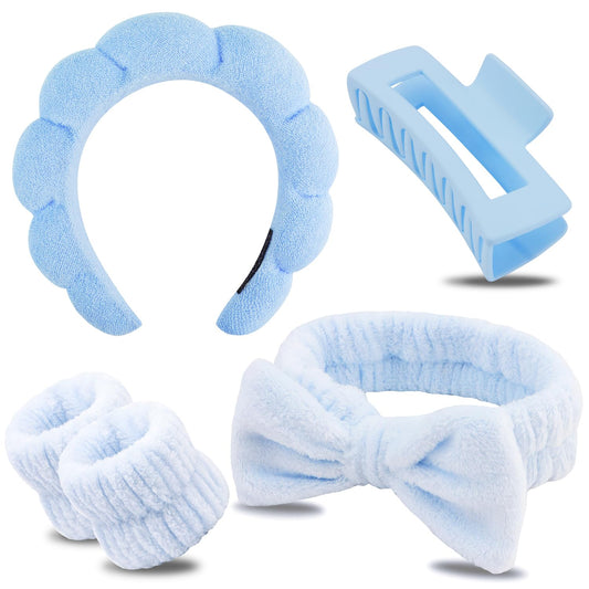 Chanaco Skincare Headband, Makeup Headband for Face Washing, Hair Clips, Trendy Gifts for Teen Girls