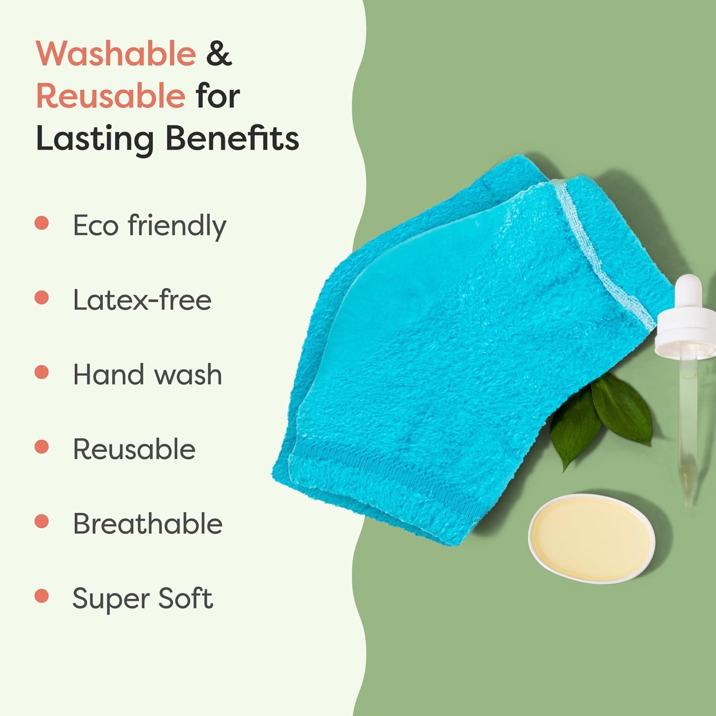 ZenToes Moisturizing Socks for Cracked Heel Treatment - Vitamin E, Olive Oil and Jojoba Oil Infused Heel Socks to Soften and Hydrate (Fuzzy Blue, Regular)