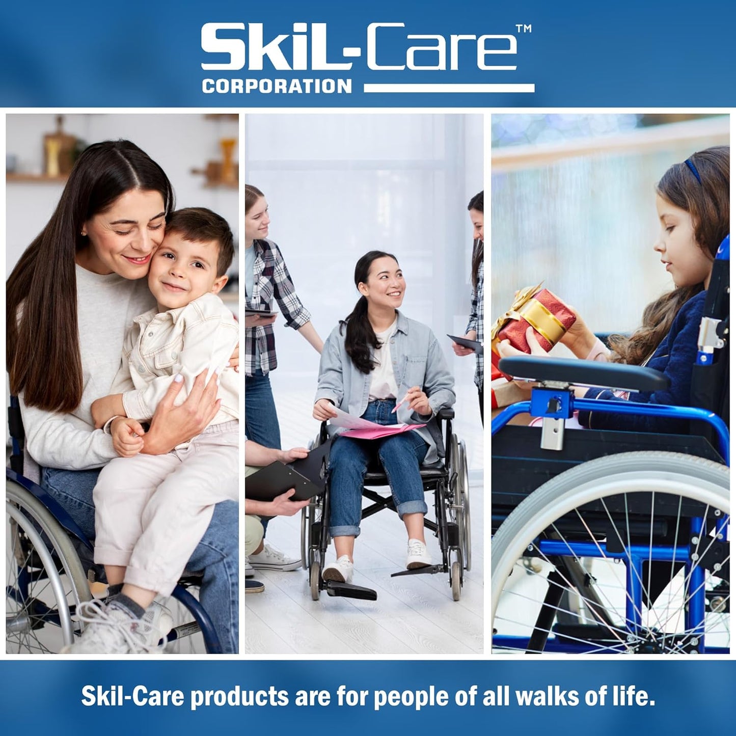 Skil-Care Half-Size Vinyl Bed Rail Pads (Pair), 36” L x 14” W x 1” D – Bed Pads for Elderly Adults Safety, Padded Hospital Rail Covers, Easy-to-Clean Vinyl, 401090