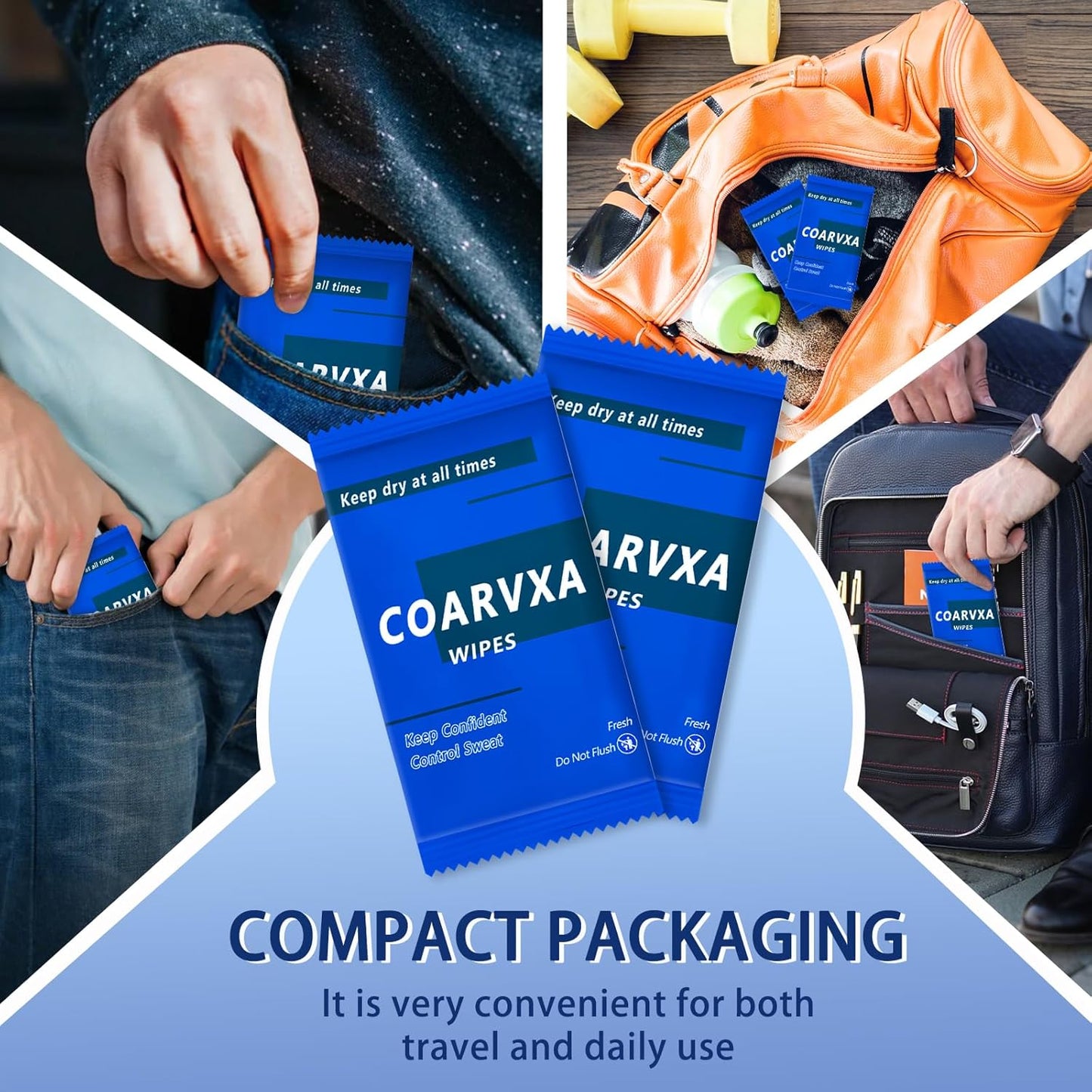 Mini Deodorant Body Wipes 150 pieces of deodorant Wipes And Travel To Clean Skin And Travel Deodorant Individually Wrap Hypoallergenic For Female Male Teenagers