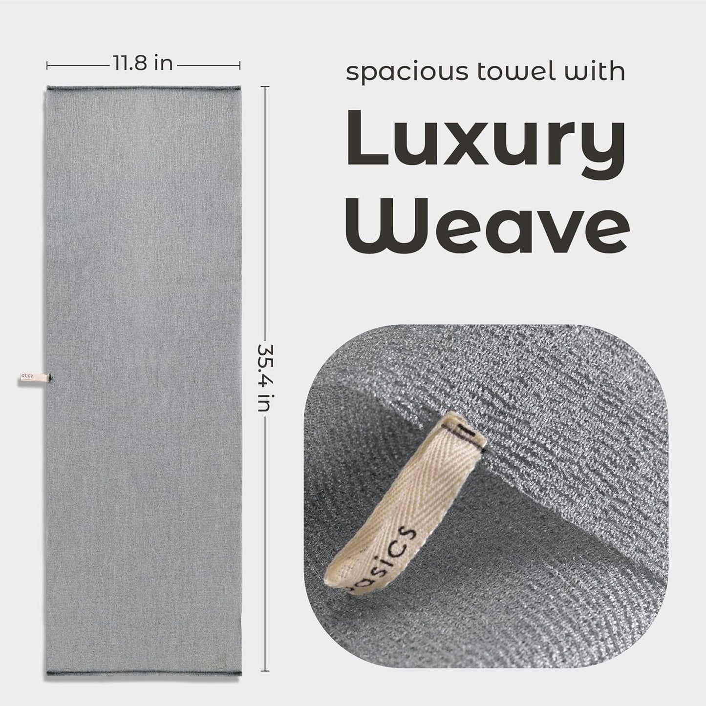 MainBasics Exfoliating Shower Towel - Japanese Nylon Bath Towel and Body Washcloth, Quick-Dry, Durable, Deep Exfoliation (Set of 3, Coral Reef)