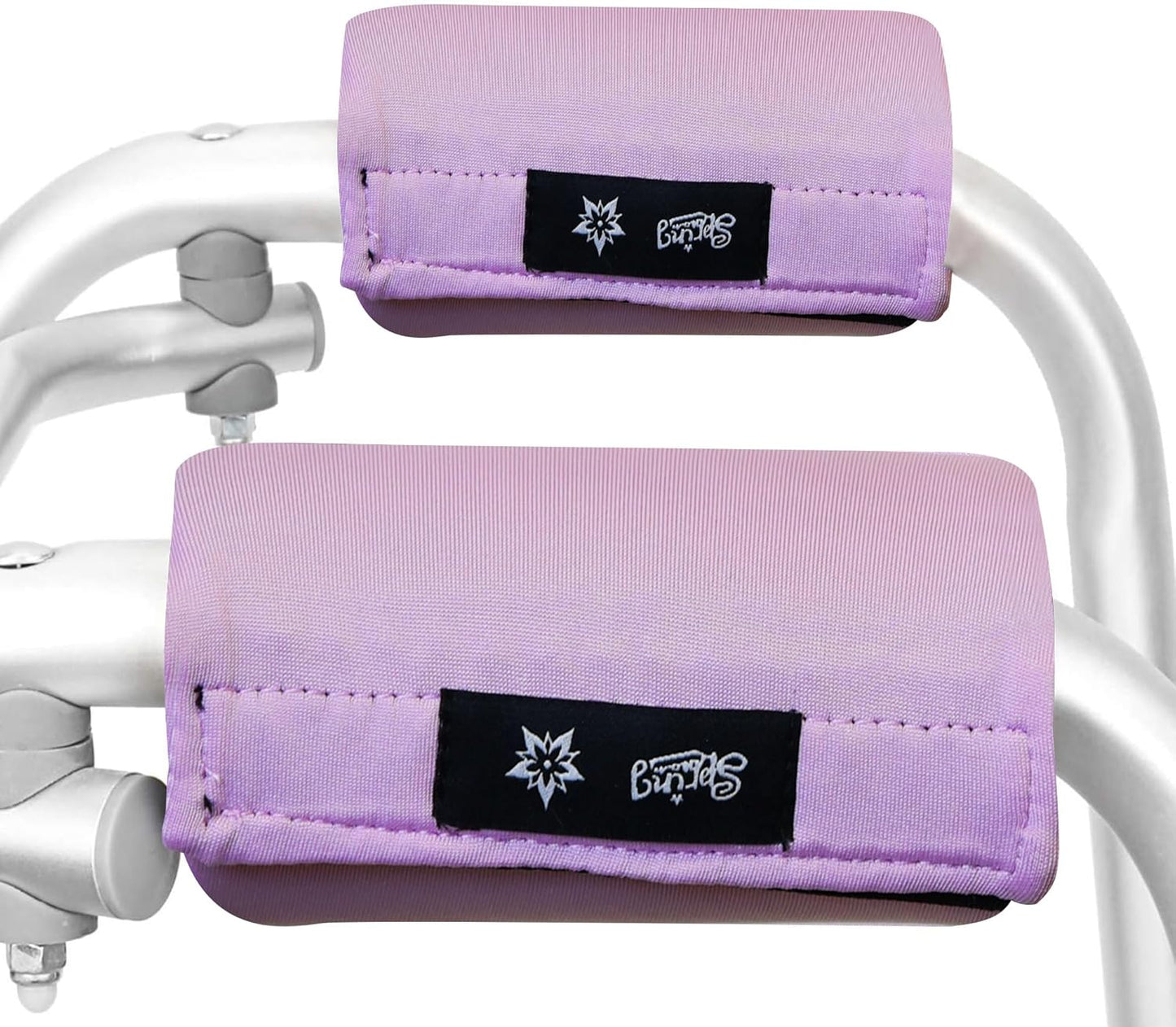 Spring Seaon Universal Walker Handle Padded -Hand Grip (2 Pack) Covers Non-Slip Cushion Padding for Folding Rolling Walker,Rollator Handle-Crutch Handle Pad Grips- Mobility Aid