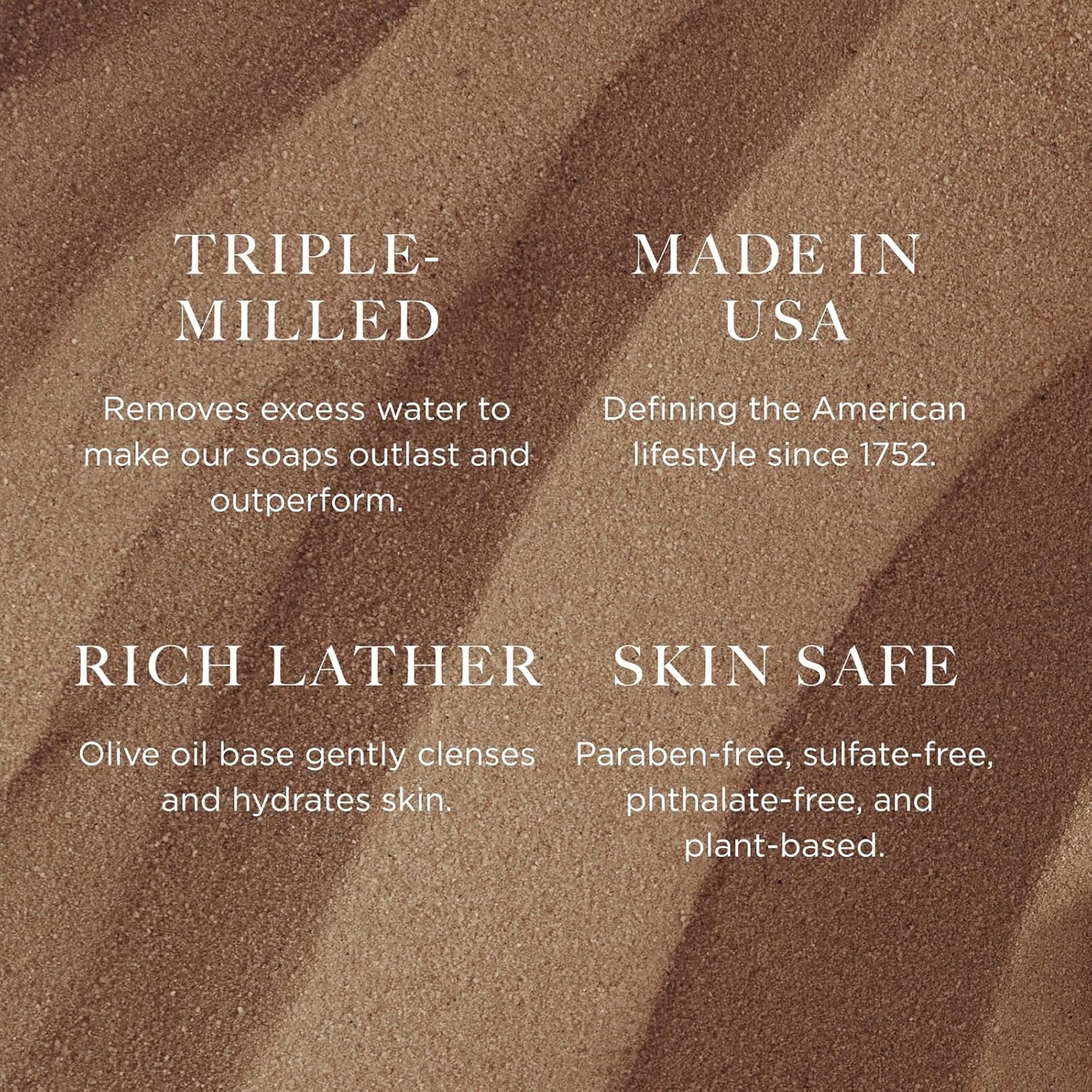 Caswell-Massey Jockey Club Natural Bar Soap for Men, Moisturizing Body Soap Bar for All Skin Types, Made with Essential Oils & Plant-Based Formula for Soft Skin, Made in USA, 5.8 oz