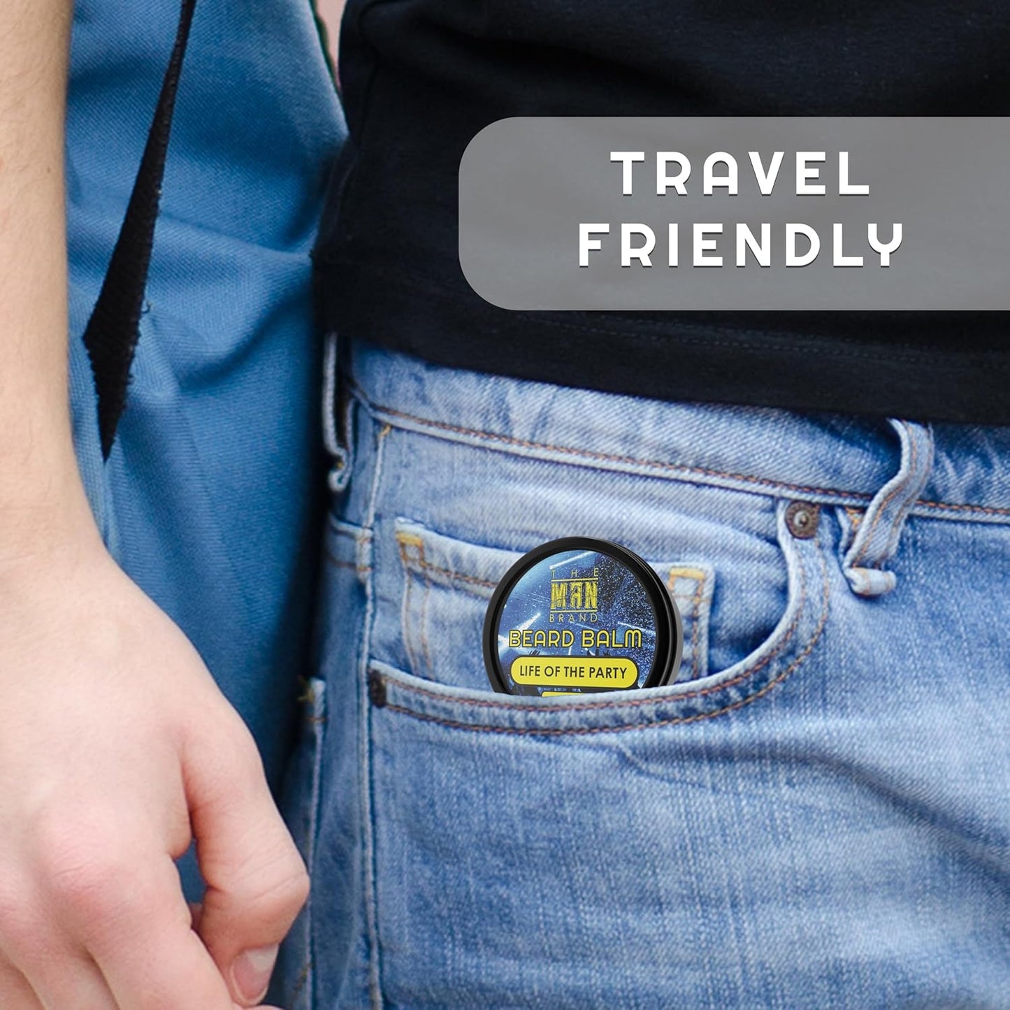 Life of the Party Beard Grooming Balm for Men - Natural Beeswax Based Conditioning Formula for Styling and Care (1 Ounce, Life of the Party)