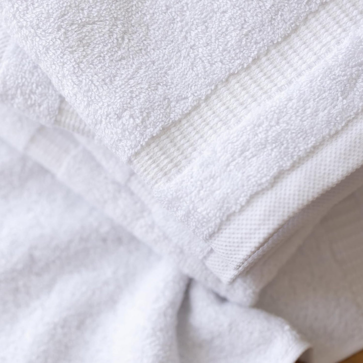 SALBAKOS 100% Turkish Cotton Washcloth Set of 12 13x13 inch | Heirloom Quality | Hotel & Spa Collection | Ultra Soft, Super Absorbent, Washcloth Towels | Made in Turkey (White, 12 Washcloths)