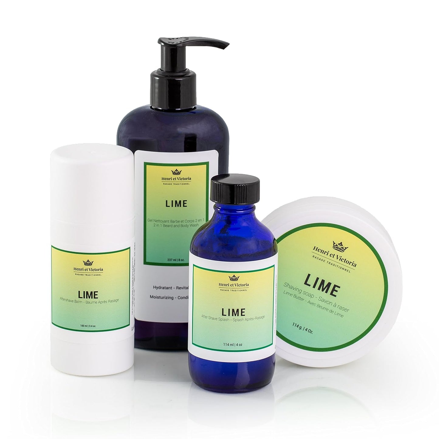 Shaving Soap for Men | Lime Wet Shave Soap Fragrance | Made by Skilled Artisans | Ultra Glide, Cushioning, Easy Lather, Moisturizing | Fresh, Chic and Subtle Scent | 4 oz