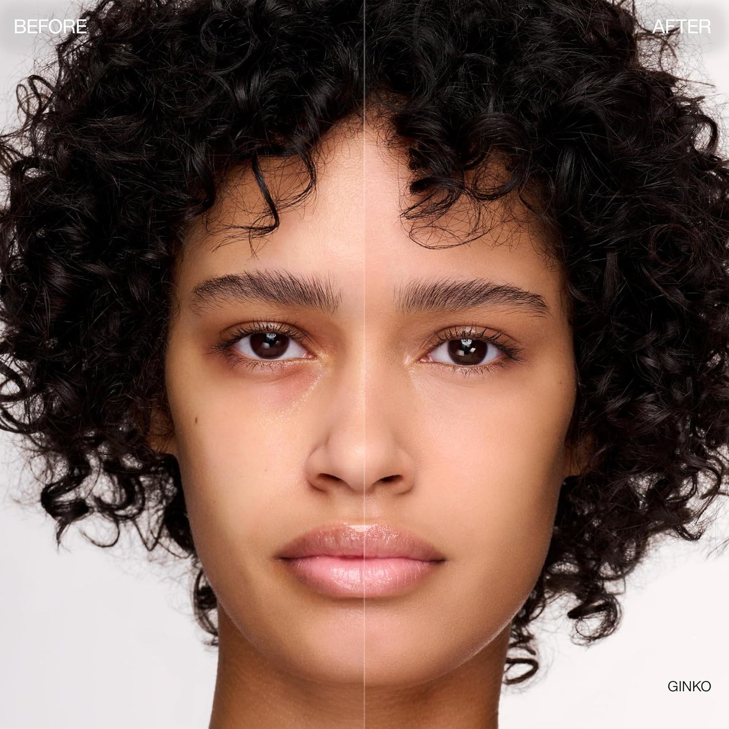 Ogee Complexion Perfecting Under Eye Concealer - Certified Organic Full Coverage Concealer - Buildable Coverage - GINGKO 5.00N - Medium Tan (Neutral Undertones)