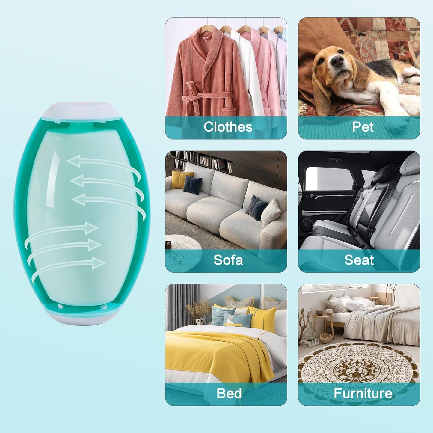 Washable Reusable Gel Lint Roller for Pet Hair，Portable Mini Dog Cat Pet Hair Remover for Clothes，Laundries ，Dust Fuzz Fur -Sticky Cleaner- Small Travel Animal Fur Removal Tool (White)