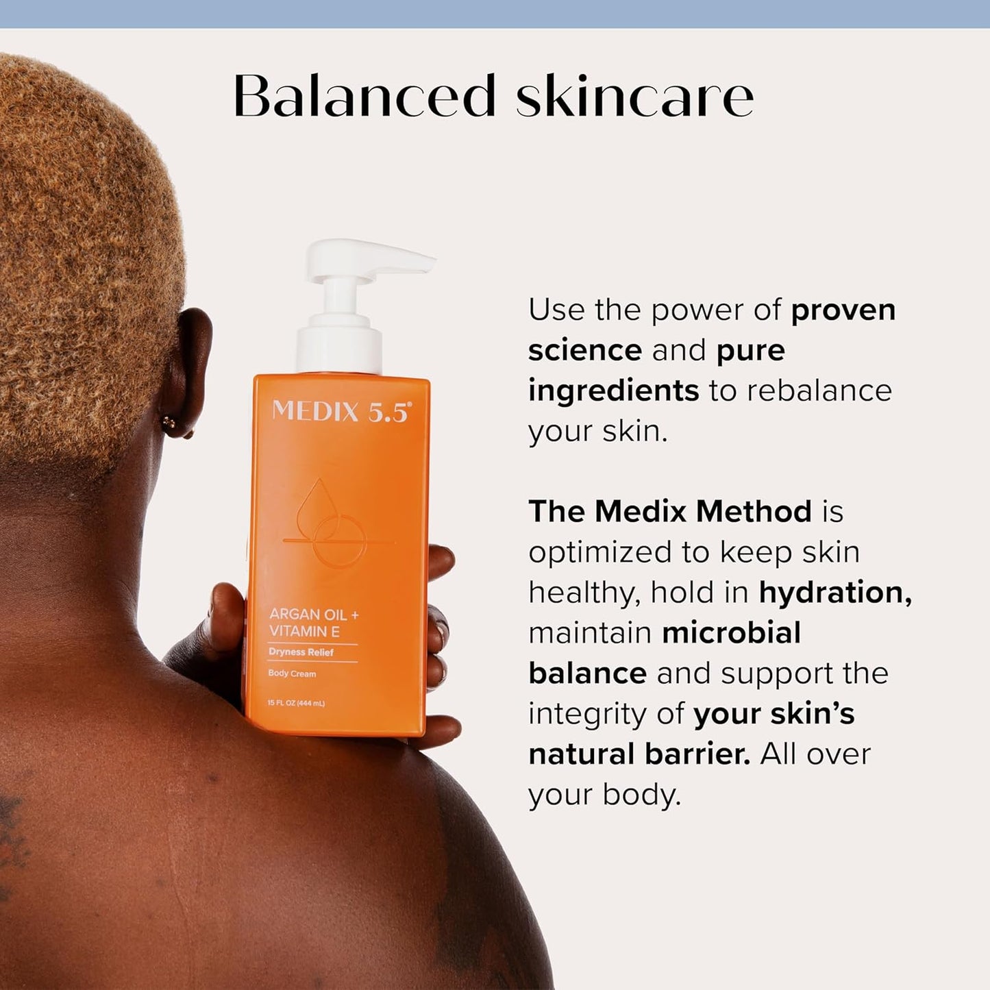 Medix 5.5 Argan Oil Cream W/Vitamin E Anti Aging Skin Care Moisturizer Body Cream | Firming Body Lotion Reduces Look Of Wrinkles, Cellulite, Crepey, & Uneven Skin Tone For Women & Men, 15 Fl Oz