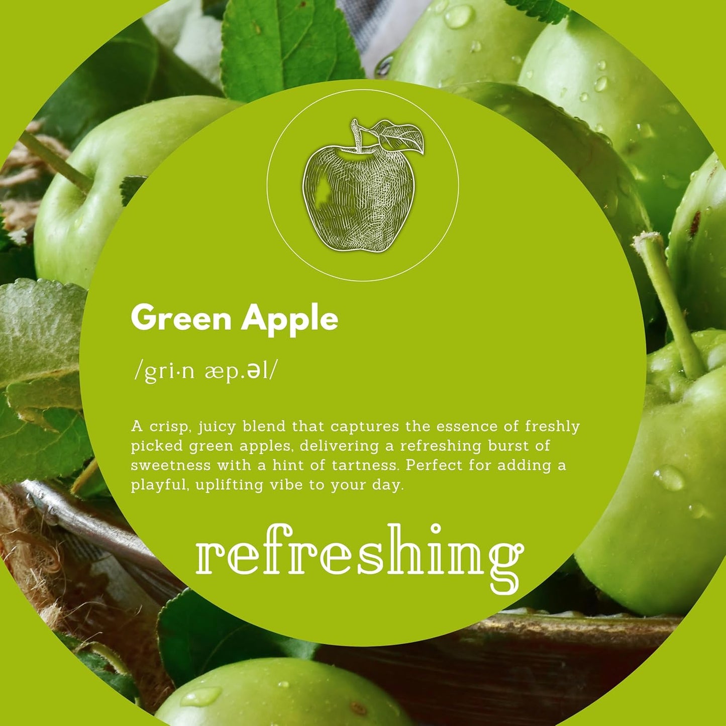 Foaming Hand Soap Refill with Essential Oils | Green Apple | Moisturizing | All-Natural | Made in USA | 128 Fl Oz (1 Gallon) |