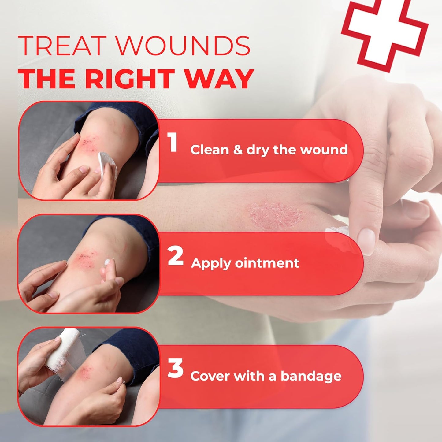 Triple Antibiotic Ointment .9g Packets – First Aid Cream with Neomycin, Bacitracin, Polymyxin B – Wound Care for Infection Protection – 2 Boxes of 144 – 288 Count