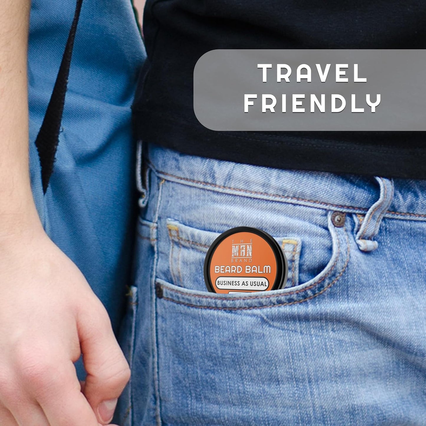 Business As Usaul Leave In Beard Balm for Men - Natural Beeswax Based Conditioning Formula for Styling and Care (1 Ounce, Business As Usual)