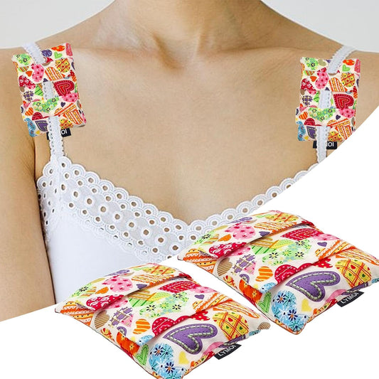 2 Pack Pacemaker Pillow for Bra, Chemo Port Pillow for Chemo Patients, Chemo Port Bra Cushion, Pacemaker Protector, Post Surgery Bra Strap Pads Heart Surgery Recovery Gift