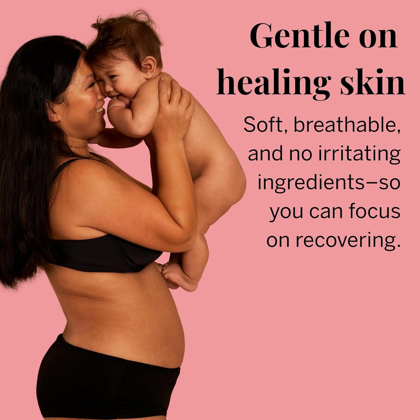 Pixie Cup Organic Cotton Postpartum Pads for Women - Extra Heavy Absorbency with Wings - Leak-Proof, Hypoallergenic & Unscented - Compostable, Biodegradable - 24 Count