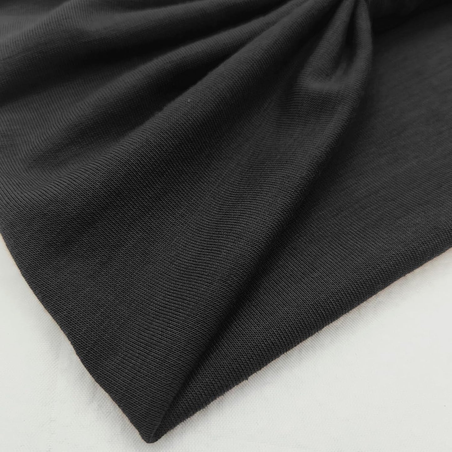 Wide Boho Headbands for Women Fashion Knotted Headband Yoga Workout Hair Accessories African Head Wrap Black 4 Pack