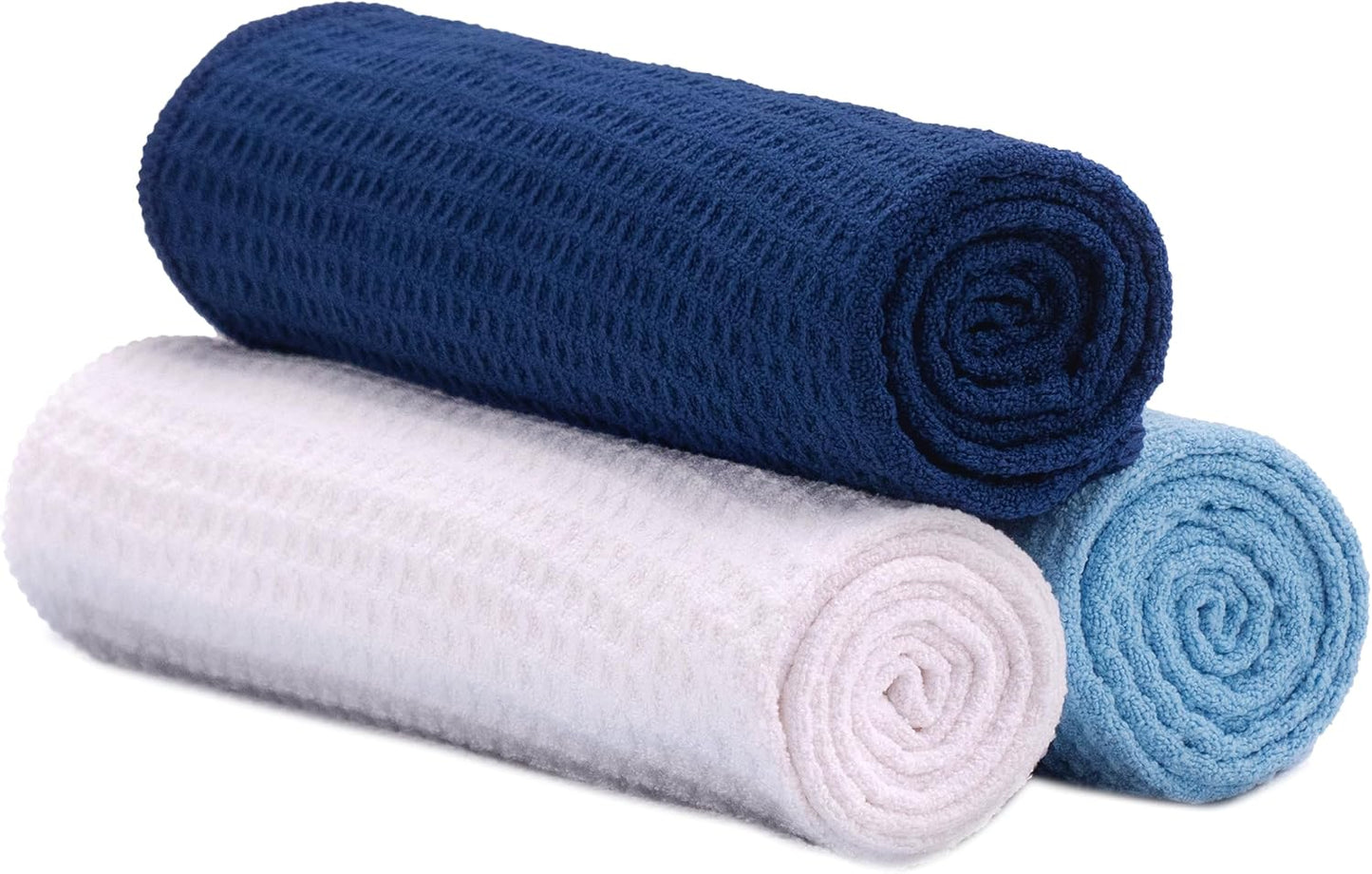 S&T INC. Microfiber Gym Towels, Yoga Towel for Home and Gym Bag, 16 Inch x 27 Inch, 3 Pack