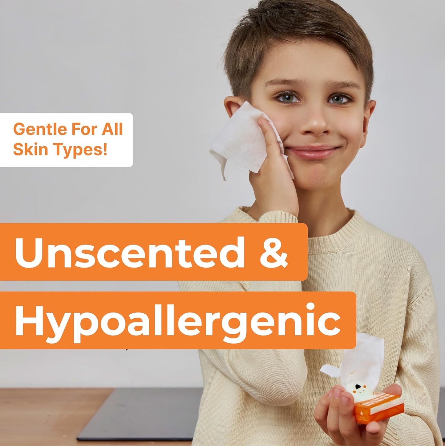 Impossibly Compact Travel Wipes - 99.5% Water - Safe for Sensitive Skin & Hypoallergenic, Resealable, Thick & Durable - For Adults, Kids & Baby Care - Unscented, 10 Pack Total 60 Wipes