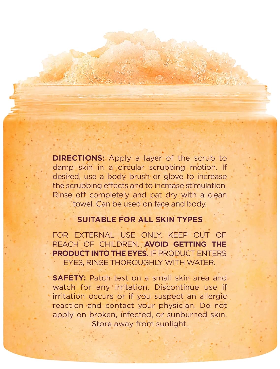 Brooklyn Botany Vitamin C Honey Sugar Scrub for Body 10 oz – Deeply Hydrating and Gently Exfoliating Body Scrub for Women and Men – Moisturizing and Nourishing the Skin