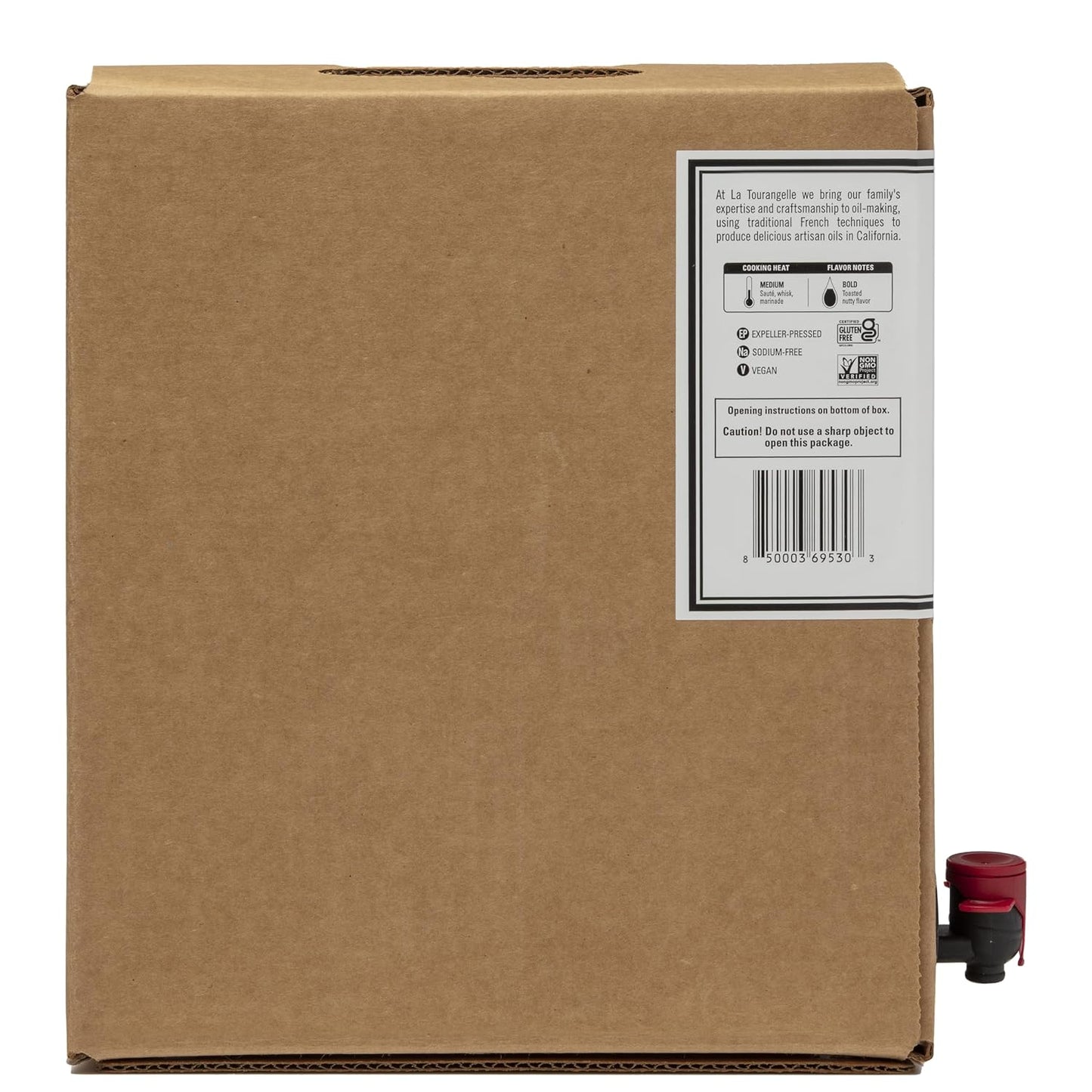 La Tourangelle, Toasted Sesame Oil, Great for Cooking, Add to Noodles, Stir-Fry, Vegetables, Vinaigrettes, and Marinades, 169 fl oz