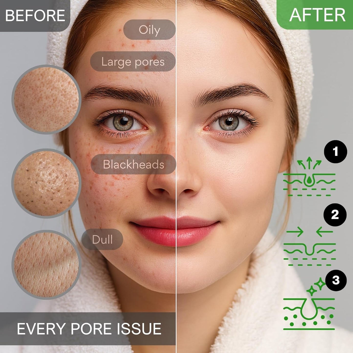 Blackhead Remover Mask :Charcoal Peel Off Face Mask Kit for Pores Deep Cleansing and Purifying – Facial and Nose Mask for All Skin Types with Tools