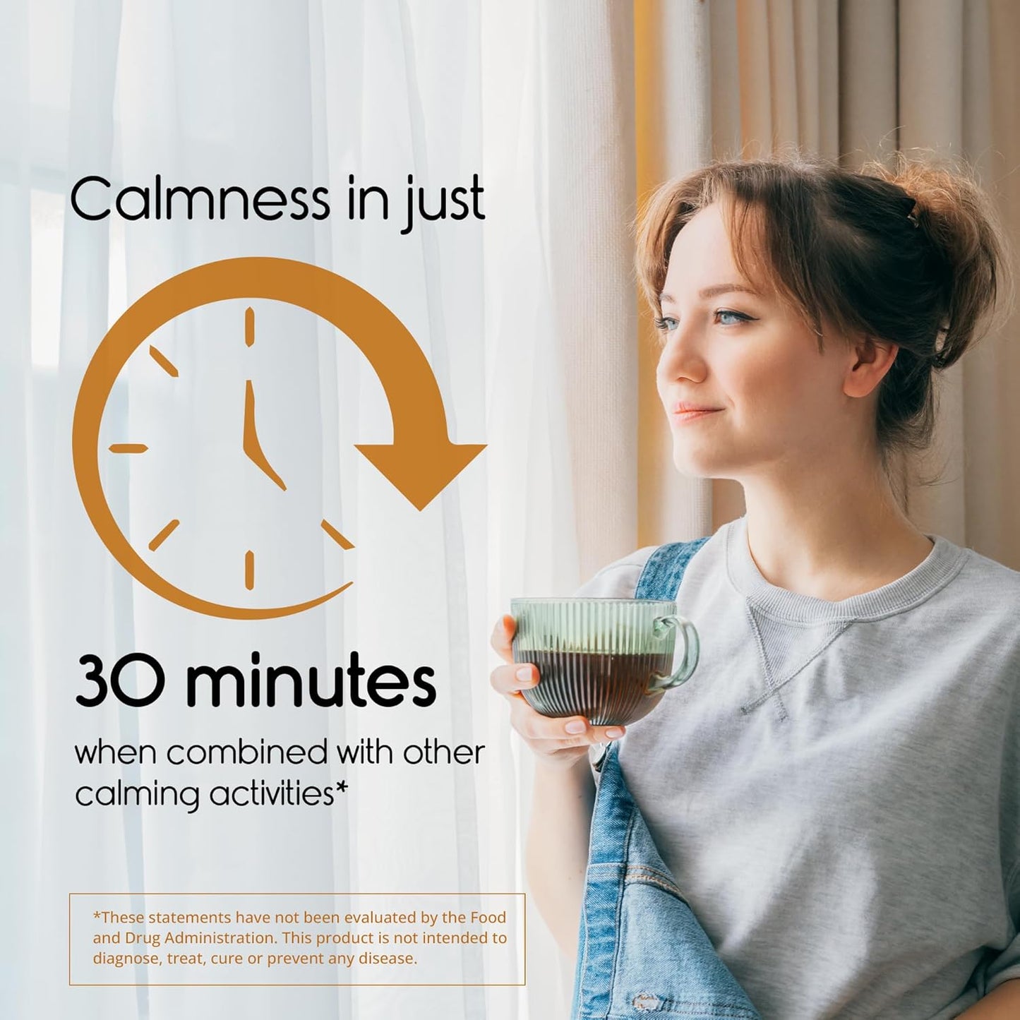 Happy Healthy Hippie Be Grounded Stress Relief Supplement – Lavender Pills | Promotes Calmness & Relaxation | Quick Acting | Magnesium Glycinate 100mg, L Theanine, Lemon Balm Leaf, | Herbal, 60 Ct