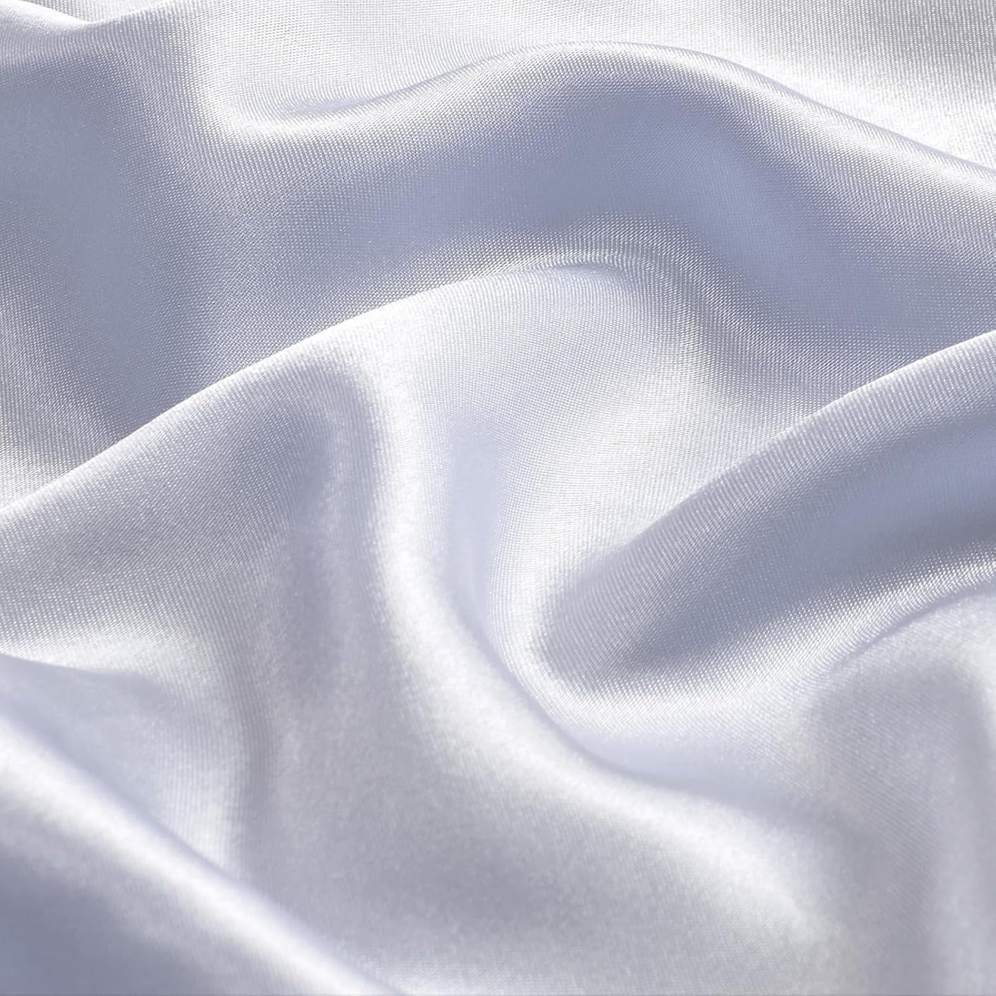 BEDELITE Satin Body Pillow Cover 2 Pack, Super Soft and Cooling Body Pillow Pillowcase for Hair and Skin, Breathable Silky Full Long Pillowcase Cover(20"x54", Evening Haze)