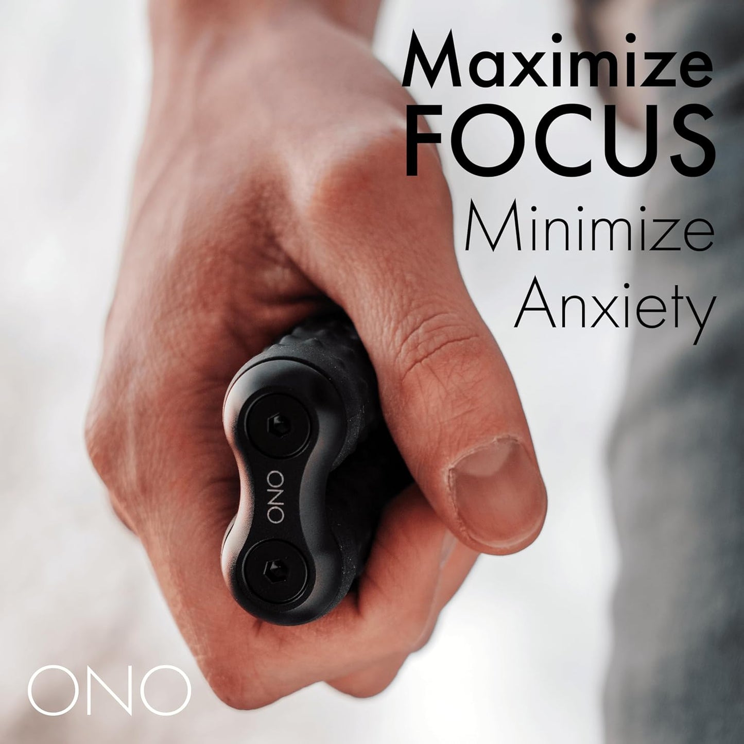 ONO Roller - Handheld Fidget Toy for Adults | Help Relieve Stress, Anxiety, Tension | Promotes Focus, Clarity | Compact, Portable Design | Full Size Silicone