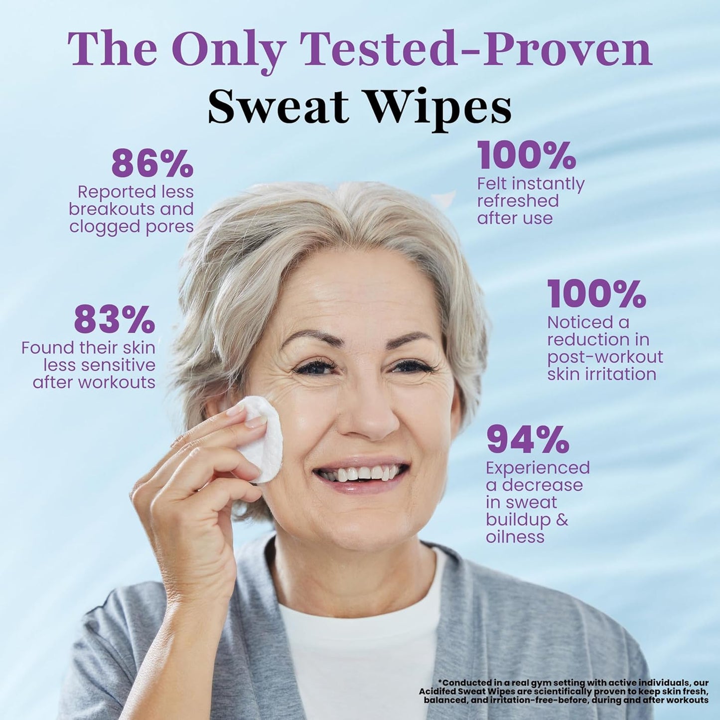 Zero Trace Travel Deodorant Wipes - 60 Count- 24 Hour Odor Control - Aluminum Free Hypoallergenic Deodorant For Women and Men - Individually Wrapped Underarm & Body Wipes - Uscented Bare Fresh