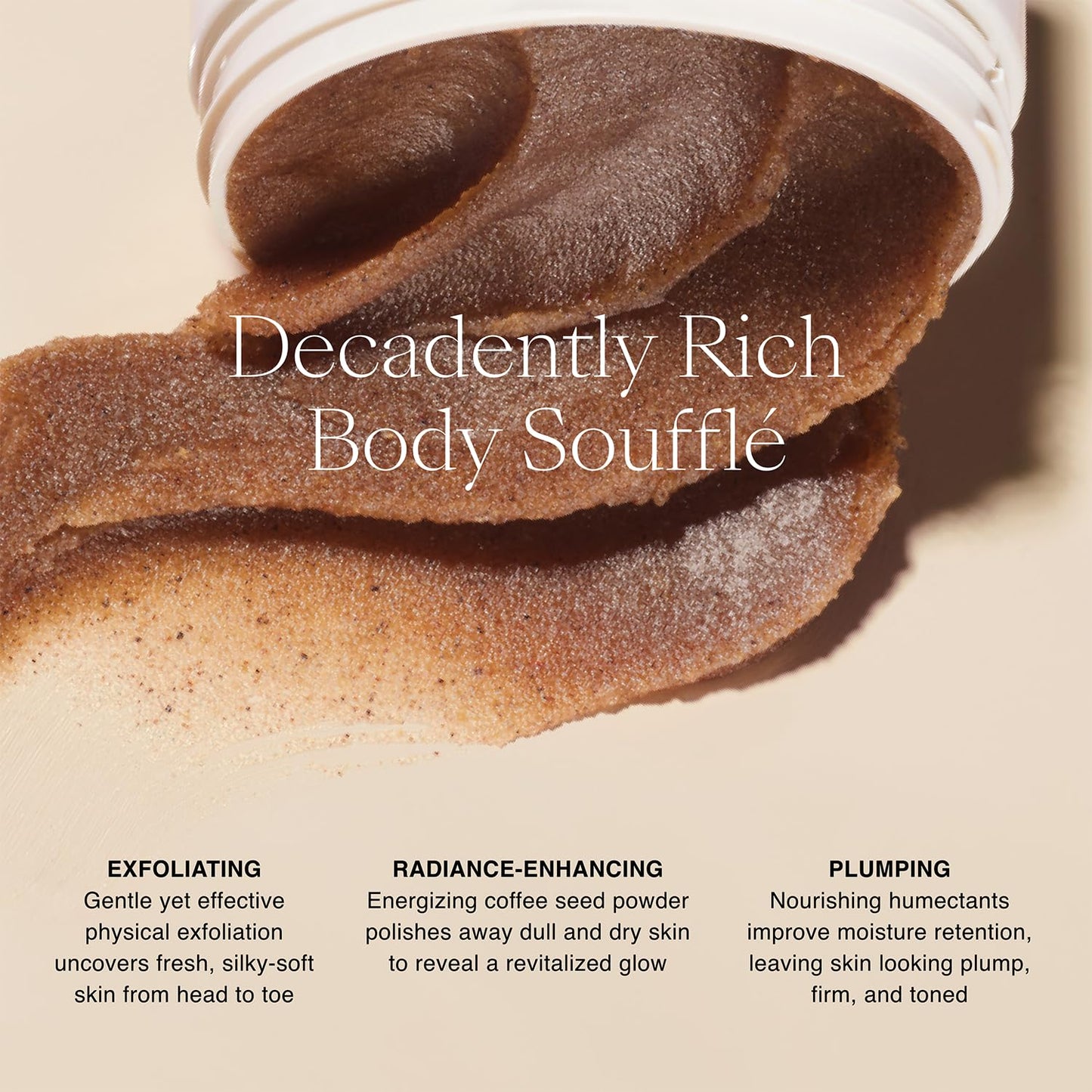 Josie Maran Argan Cake & Coffee Whipped Body Polish, Mocha Whip - Full-Body Exfoliating Scrub - Removes Dirt, Dead Skin Cells, Impurities - Argan Oil, Essential Fatty Acids & Vitamin E (10 oz / 283 g)