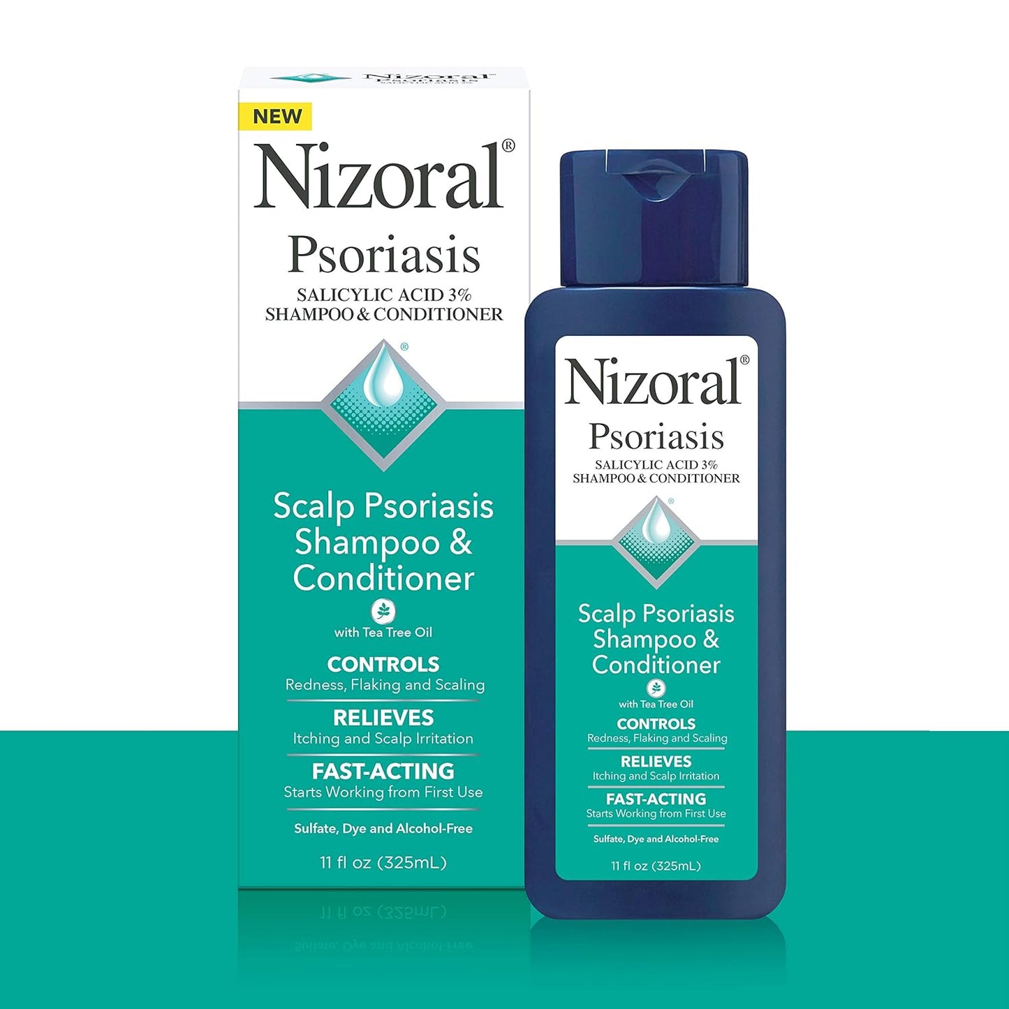 Nizoral Psoriasis Shampoo & Conditioner - Effective Scalp Psoriasis Treatment, 11 Ounce