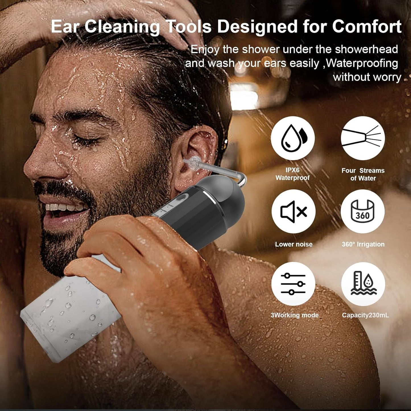 Ear Wax Removal, Ear Wax Removal Tool Camera, Safe and Effective Electric Ear Cleaner & Ear Cleaner with Camera (2 Pack)