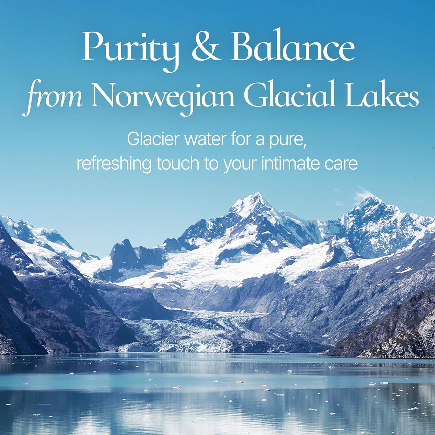 INERTIA pH-Balanced Feminine Wash The Pure 3X Microbiome, Pre & Probiotics, Glacier Water, Mannose & Cranberry Extract, 150ml, 5.07fl.oz
