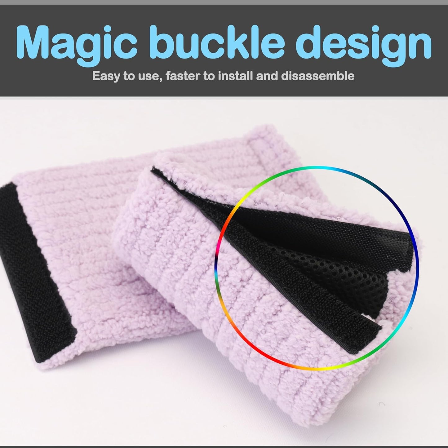 Walker Handle Pads Walker Handle Cushions Walker Padded Hand Grip Covers Mobility Aid (WH2508B)