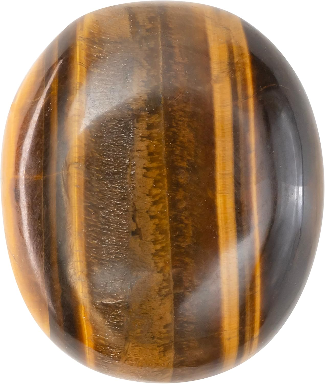 Crocon 50mm Tiger Eye Large Palm Stone 900+ Carats Pocket Worry Stones for Natural Chakra Balancing Reiki Healing Stones and Crystal Healing Spa Energy Crystals Gifts for Women