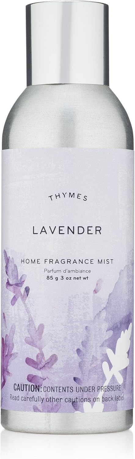 Thymes Home Fragrance Mist – Room Air Fresheners for Home Long Lasting – Air Freshener Spray – Scented Room Spray with Notes of Velvety Lavender, Rosewood, Clary Sage, & Earthy Violet (Lavender, 3 oz)