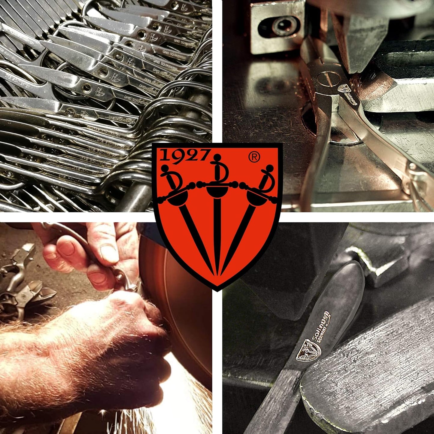 3 Swords Germany – Manicure Pedicure kit Set with Genuine Leather case - Made in Solingen/Germany