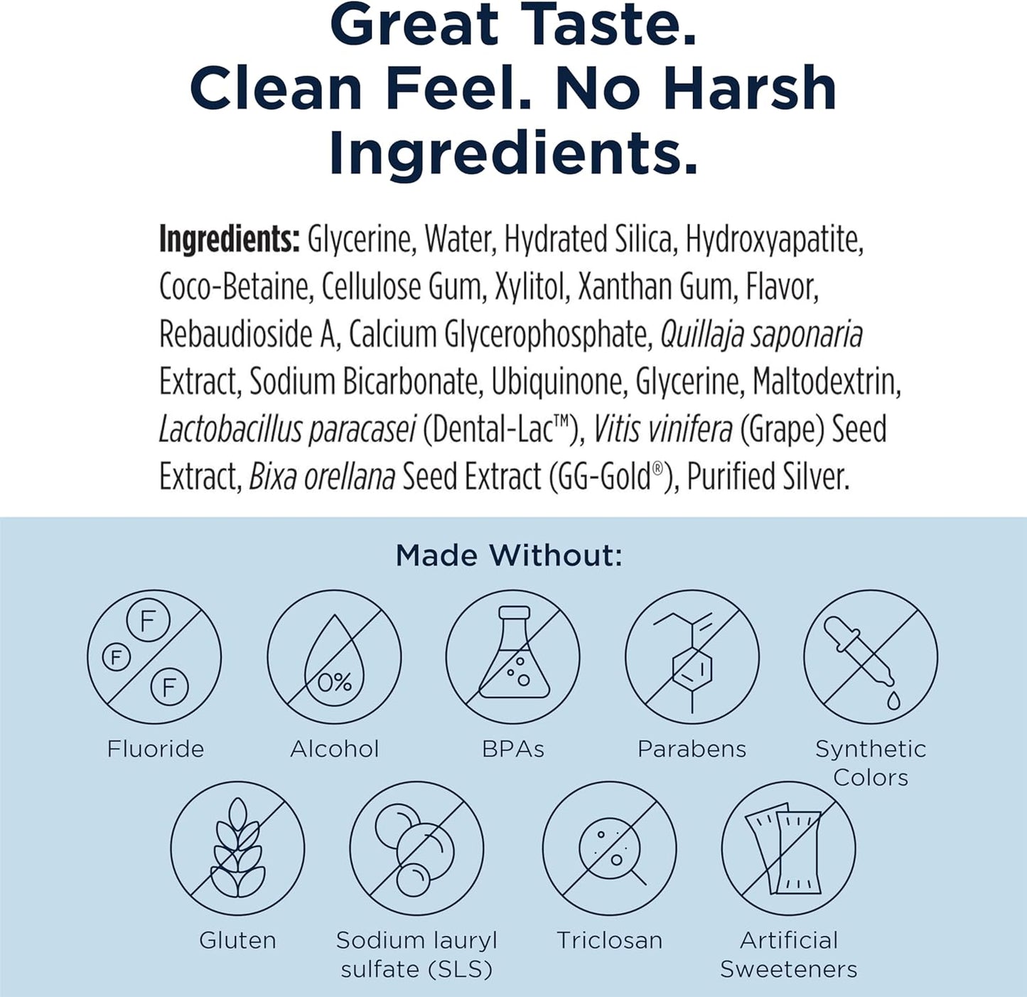 Designs for Health PerioBiotic Silver Hydroxyapatite Toothpaste - Fluoride Free Toothpaste with Oral Probiotics with Whitening Hydroxyapatite - Supports Gum Health & Remineralization (4oz Lemon)