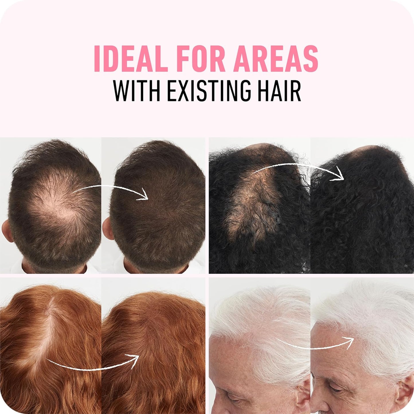 BOLDIFY Hair Fibers (12g) - Fill In Thinning and Fine Hair for an Instantly Fuller, Thicker Look - 14 Shades for Women & Men - Dark Auburn