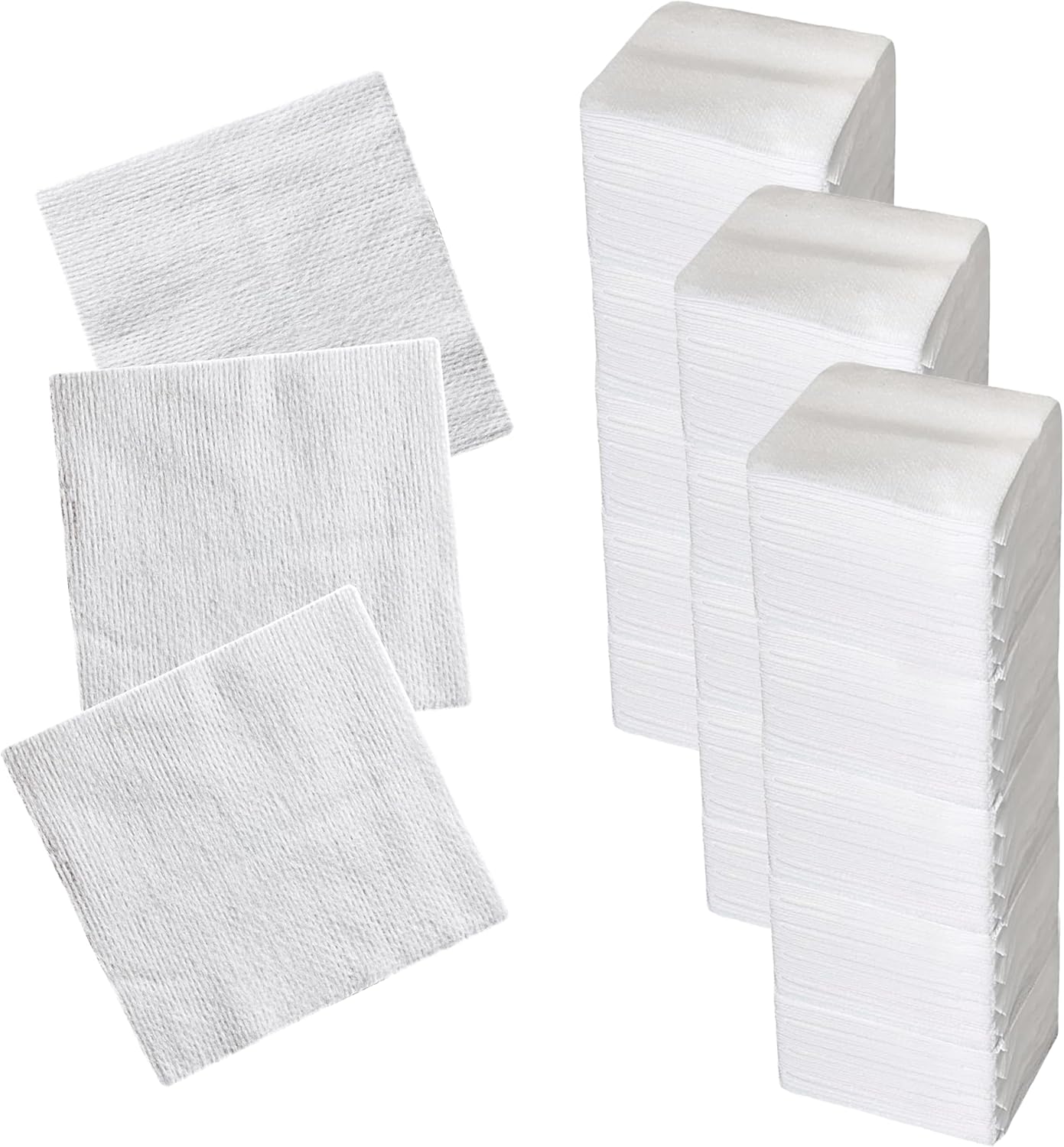 Non-Sterile Gauze Pad - Non-Woven 4 Ply Highly Absorbent Gauze Pad Dressing Sponges- Great for First Aid Medical, Dental and Wound Care, Prepping, Scrubbing & Cleaning (2x2 (600 Count))