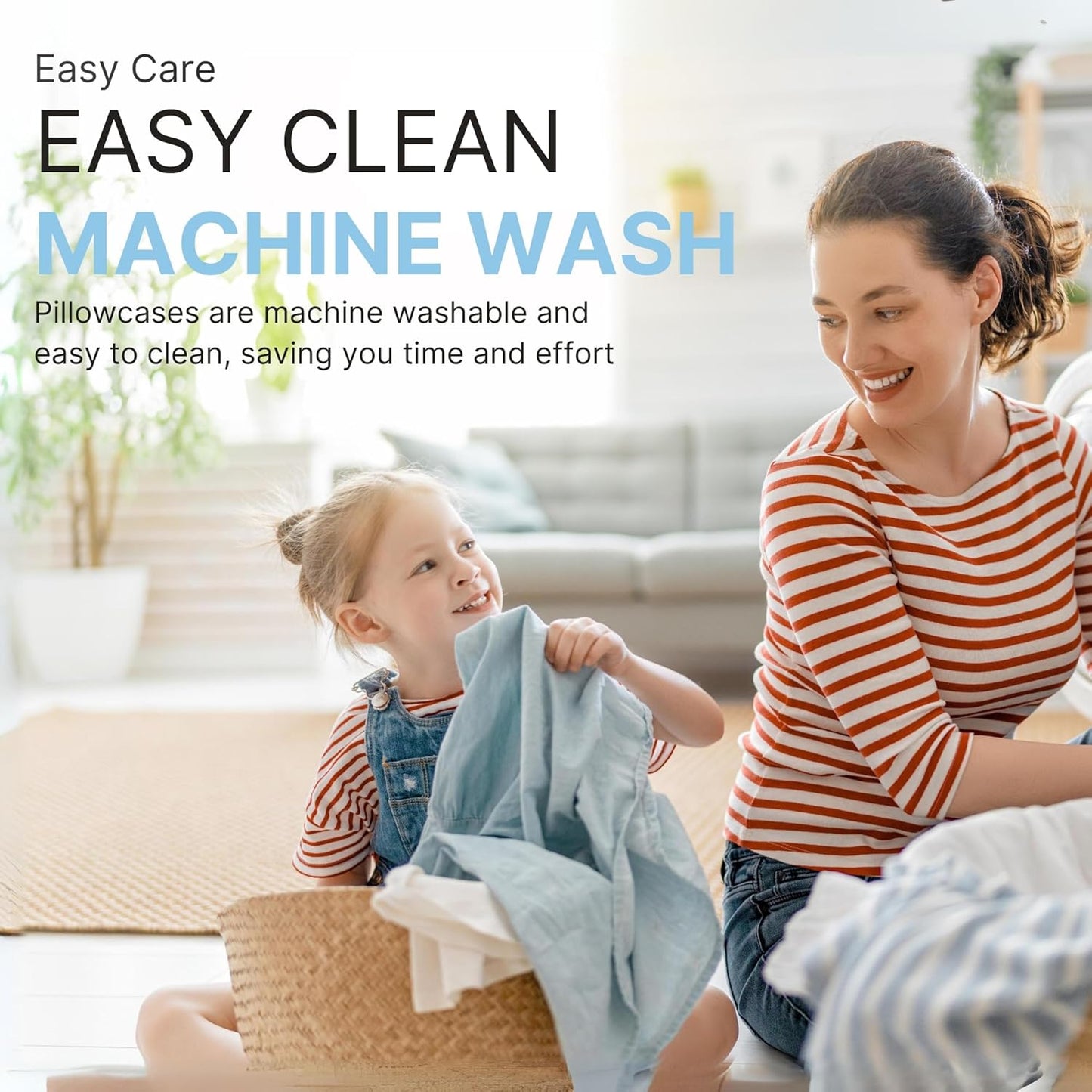 King Pillow Cases Set of 4 - Ultra Soft Hotel Quality Pillowcase Covers - Comfy, Cozy & Wrinkle Free - Shrinkage, Stain and Fade Resistant - Machine Washable Pillow Protectors - 4 Piece Set - Cream